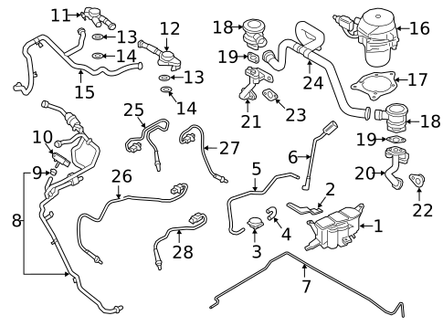 Emission Components for 2017 Porsche Macan #0