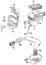 1040943582 - : Hose for Mercedes-Benz Image