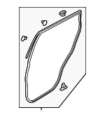 5755A422 - : Door Weather-Strip for Mitsubishi: Outlander, Outlander PHEV Image
