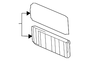D65161J6X - : Air Filter for Mazda: 2 Image