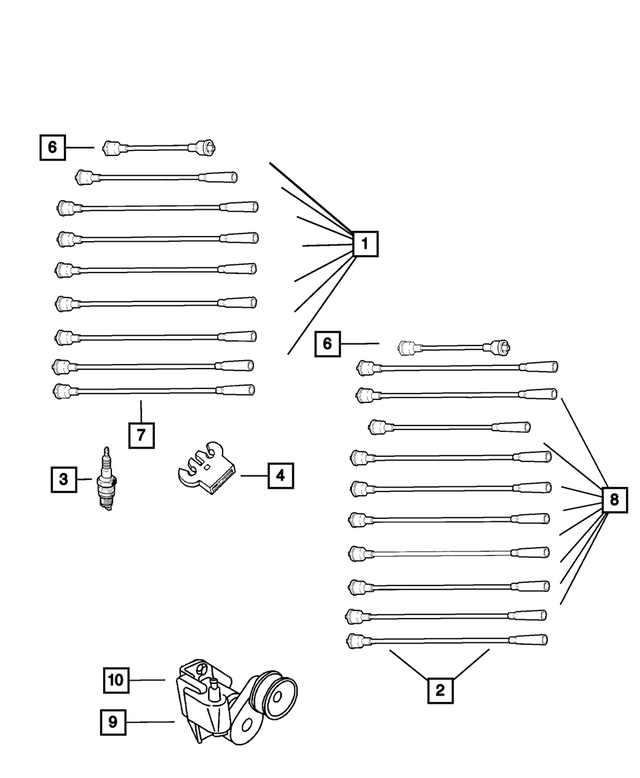 56026848 - : Ignition Cable for Mopar Image