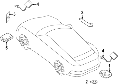 Antenna & Radio for 2023 Porsche 911 #1