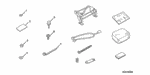 94001060200S - Accessory Components: NUT, HEX. (6MM) for Honda Image