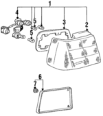 1864427088N - Electrical: Exterior Bulbs for Mitsubishi: Precis Image image