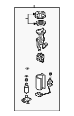 17045SEPA01 - : Fuel Pump Assembly for Acura Image