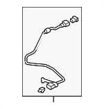 17714SDBA01 - Fuel System: Feed Line for Acura: TL Image