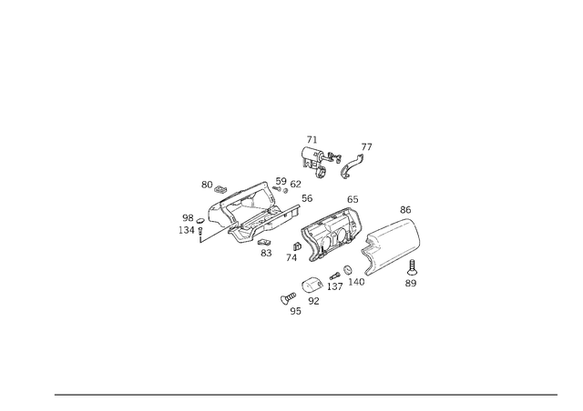 1239900122 - Panelling: Screw for Mercedes-Benz Image image
