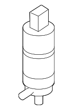 6R0955681 - Electrical: Washer Pump for Audi: A3, A3 Quattro, A3 Sportback e-tron, A4, A4 allroad, A4 Quattro, A5 Quattro, A5 Sportback, A6, A6 allroad, A6 Quattro, A7 Quattro, A7 Sportback, A8 Quattro, e-tron Quattro, e-tron S, e-tron S Sportback, e-tron Sportback, Q3, Q3 Quattro, Q4 e-tron, Q4 e-tron Sportback, Q5, Q5 PHEV, Q5 Sportback, Q7, Q8, Q8 e-tron, Q8 e-tron Sportback, RS Q8, RS3, RS5, RS5 Sportback, RS6 Avant, RS7, RS7 Sportback, S3, S4, S5, S5 Sportback, S6, S7, S7 Sportback, S8, SQ5, SQ5 Sportback, SQ7, SQ8, SQ8 e-tron, SQ8 e-tron Sportback, TT Quattro, TTS Quattro Image