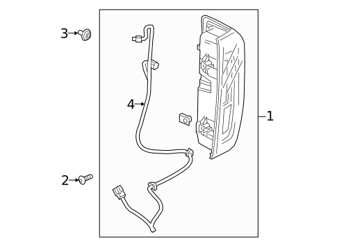 Tail Lamps for 2019 GMC Sierra 1500 #0