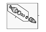 1K0498099J - Suspension: Outer Joint Assembly for Audi Image