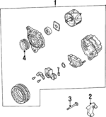 MD321850 - : Alternator Mount Bracket for Mitsubishi: Diamante Image