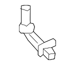 9A713338200 - Engine: Pipe for Porsche Image