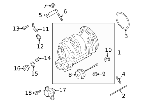 Brackets, Flanges & Hangers for 2023 Porsche Cayenne #0