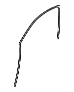 51337310315 - Body: Run Weather-strip for BMW: X6 Image