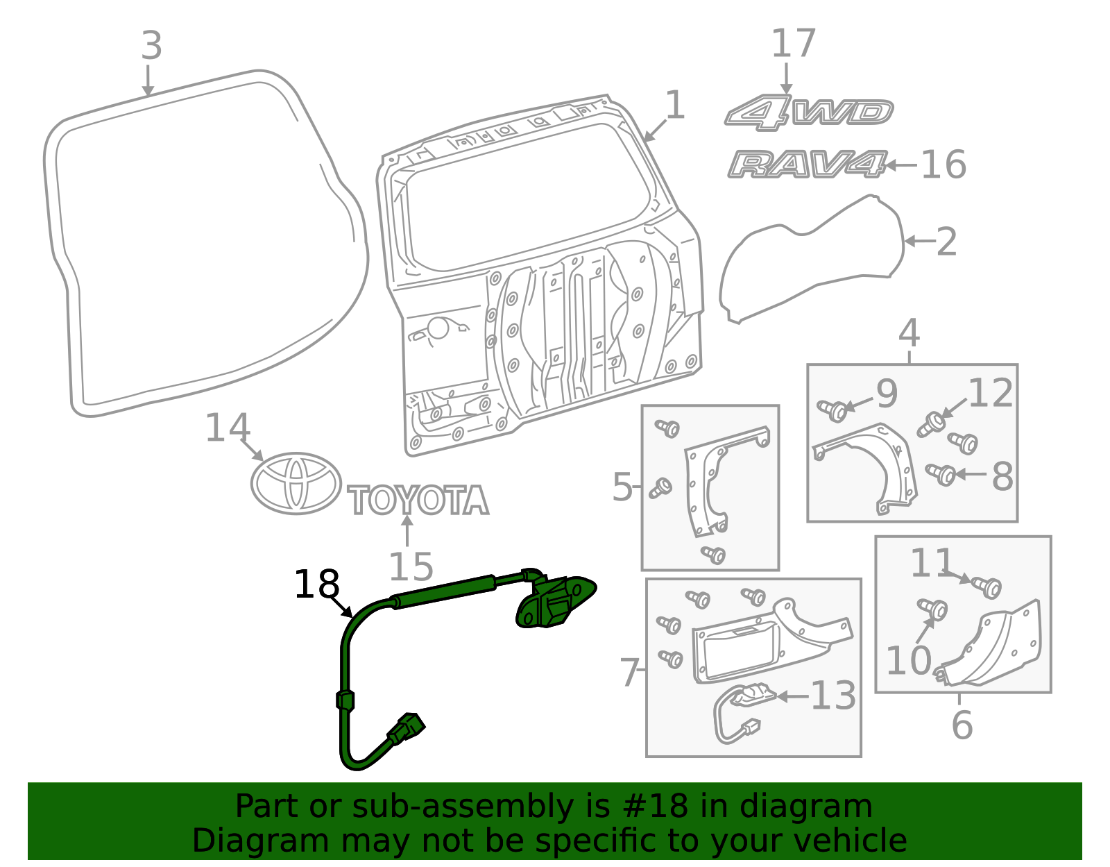 86790-42021 - Camera 2009-2012 Toyota RAV4 | Elmhurst Toyota Parts