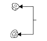 9046706121 - Body: Wheelhouse Liner Clip for Scion: xB | Toyota: 4Runner, Avalon, bZ4X, Camry, Corolla, Corolla Cross, Crown, Crown Signia, GR Corolla, Highlander, Land Cruiser, Mirai, Prius, Prius Plug-In, RAV4, RAV4 Prime Image