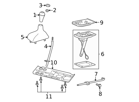 Shifter Trim for 2007 Dodge Ram 2500 #0