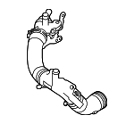 104123593 - Cooling System: By-Pass Hose for Land Rover: Defender 110, Defender 130, Defender 90, Discovery, Range Rover, Range Rover Sport, Range Rover Velar Image