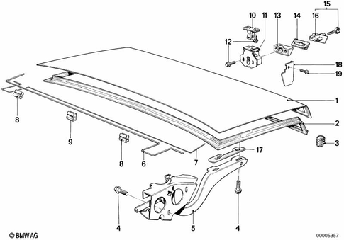 Trunk Lid for 1986 BMW 524td #0