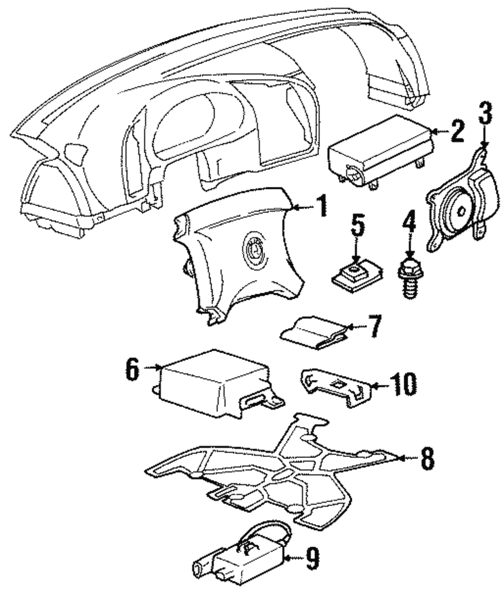 Passenger Inflator Module - BMW (72-12-8-254-073)