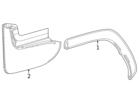 Exterior Trim - Quarter Panel for 2023 Lexus LX600 #0