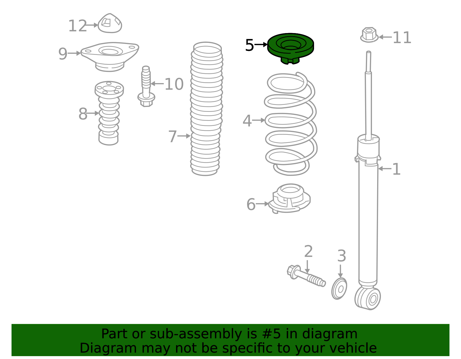 OEM 2017-2020 Honda Civic Coil Spring Insulator 52402-TBF-A01 | Honda ...