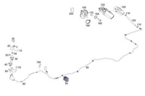 Closed Fuel-Evaporation-Control System for 2016 Mercedes-Benz G550 #0