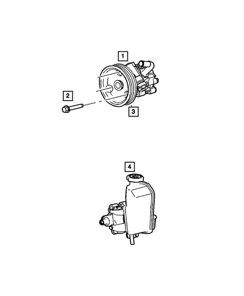 Power Steering Pump for 2005 Jeep Grand Cherokee #0