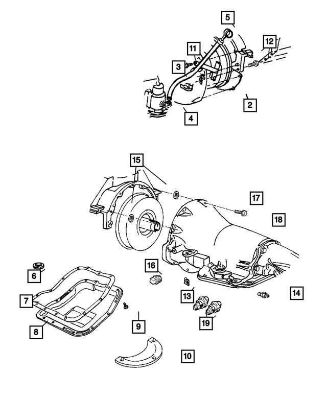 52107769AE - Automatic Transmission 4 Speed: Transmission Fluid Level Indicator for Mopar Image
