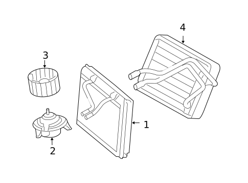 Heater for 2005 Ford Five Hundred #0