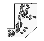 72710TK8A12 - : Window Regulator for Honda: Odyssey Image