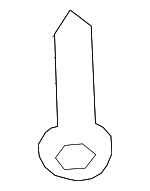 986124 - Body: Valance Panel Screw for Volvo: S40, S60, S60 Cross Country, S80, V40, V60, V60 Cross Country, XC60 Image