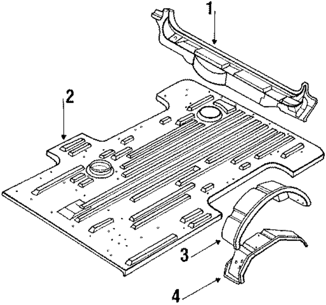 7451217C30 - : Floor Pan for Nissan Image