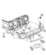 5JG89CJMAC - Frames and Bumpers: Front Fascia for Mopar Image