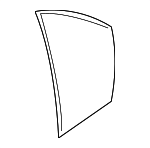 51347008062 - Body: Fixed Glass for BMW: 323i, 325i, 325xi Image