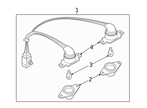 License Lamps for 2002 Nissan Quest #0