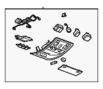 25977633 - Body: Overhead Console for Cadillac: Escalade | Chevrolet: Tahoe | GMC: Yukon Image