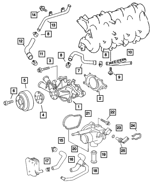 5103987AA - : Water Pump Pulley for Mopar Image