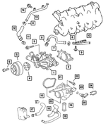 5103987AA - : Water Pump Pulley for Mopar Image