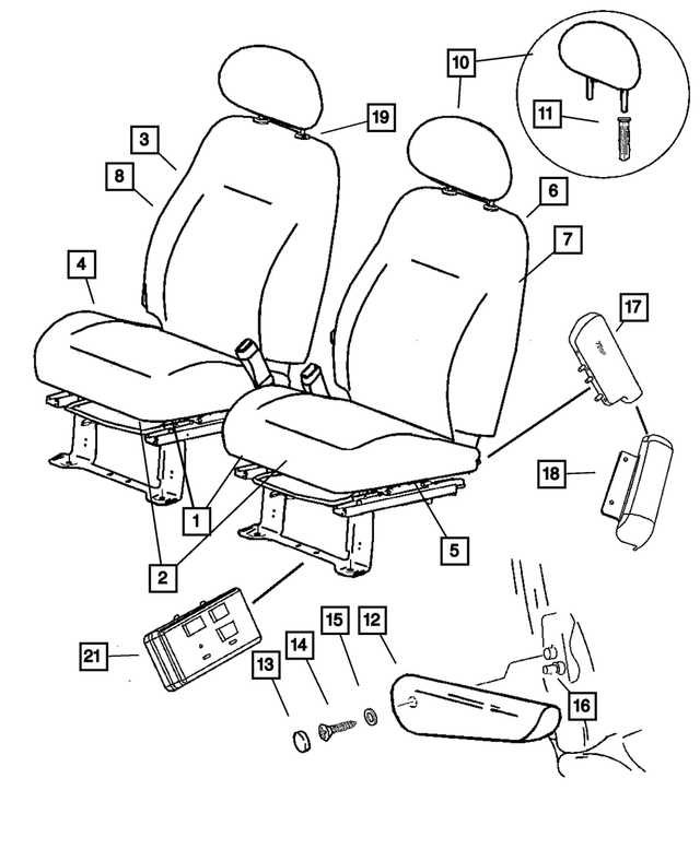 5134791AA - Interior Trim: Heater Pad for Mopar Image