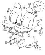 5161630AA - Interior Trim: Heater Pad, Right for Mopar Image