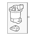 18011RBJ000 - Emission System: Egr Valve for Honda: Civic, Fit, Insight Image