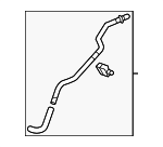 17744TR0A02 - Emission System: Drain Tube for Honda: Civic Image