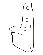 76622YY190 - Body: Mud Guard for Toyota Image