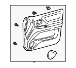 6766060341B1 - Body: Door Trim Panel for Toyota: Land Cruiser Image