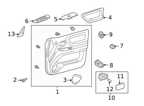 Door for 2005 Toyota Land Cruiser #0