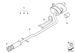18111170941 - Exhaust System: Flat Gasket for Mini Image
