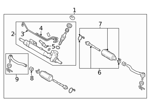 Steering Gear & Linkage for 2015 Nissan Quest #0