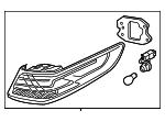 92402D4620 - : Tail Lamp Assembly for Kia: Optima Image