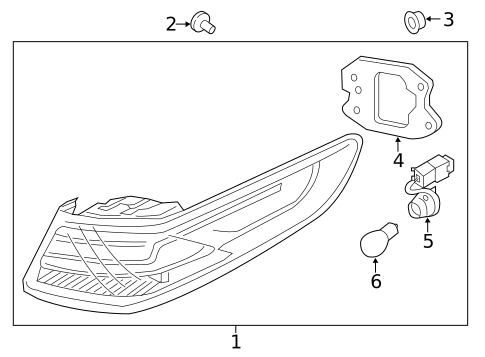 Tail Lamps for 2017 Kia Optima #1